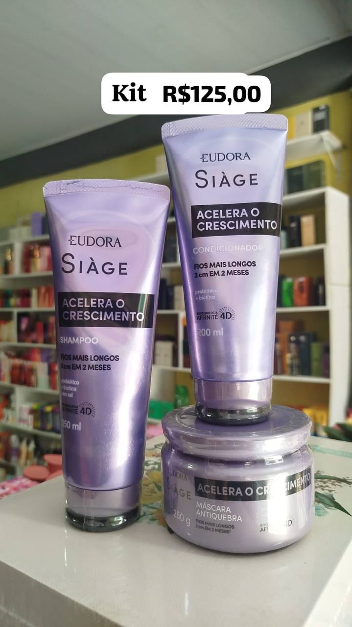 Kit Eudora Siàge Acelera o Crescimento