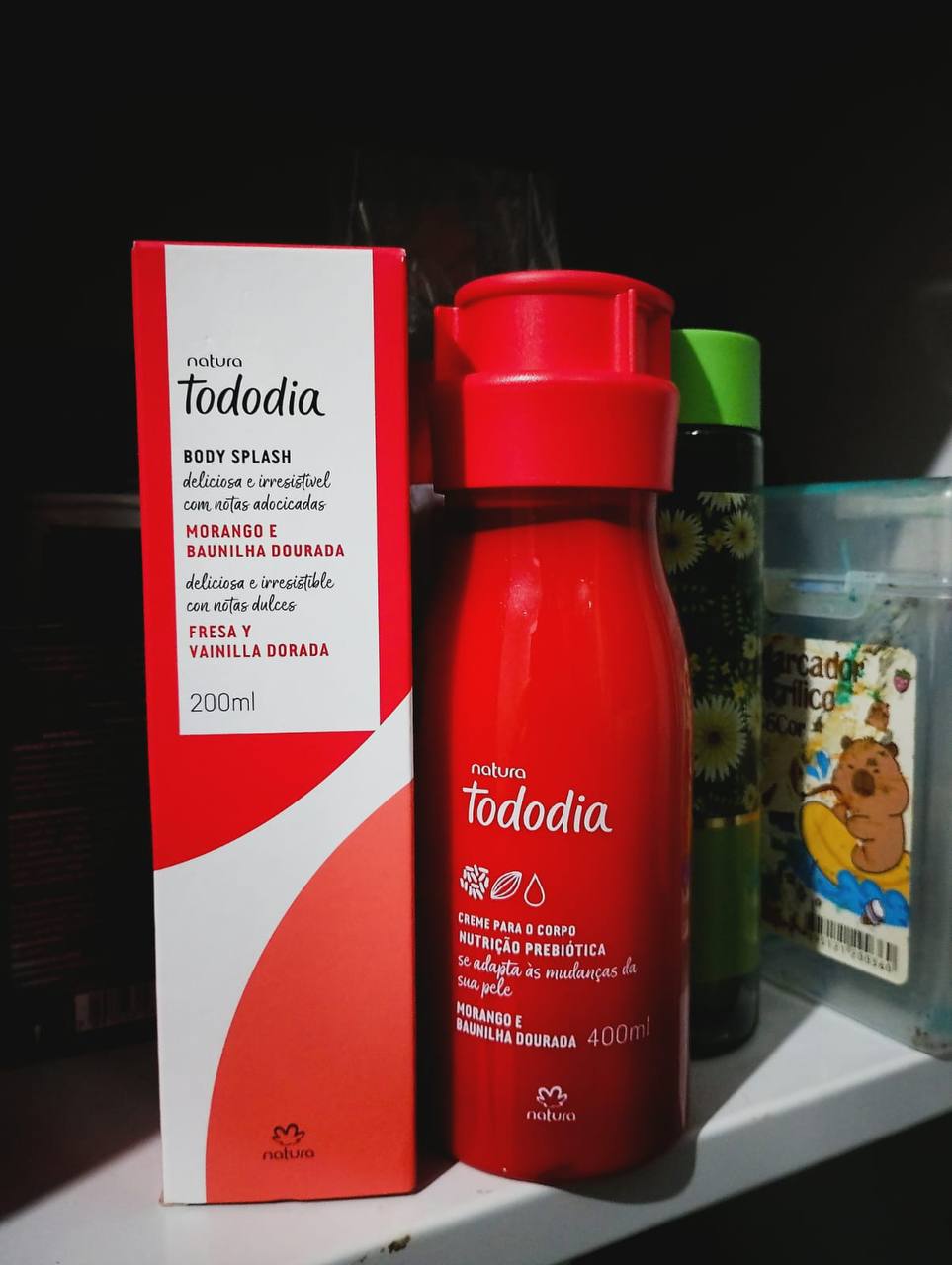 Natura Tododia Creme Corporal Morango