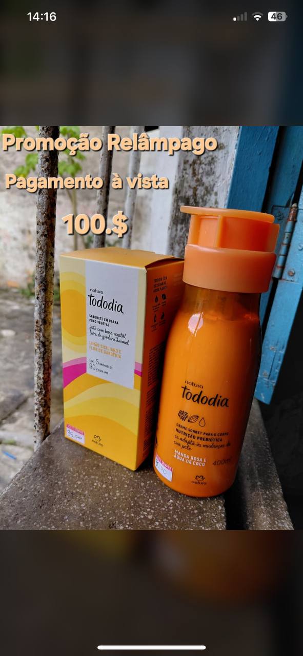 Kit Natura Tododia Manga Rosa e Água de Coco – Promoção Relâmpago