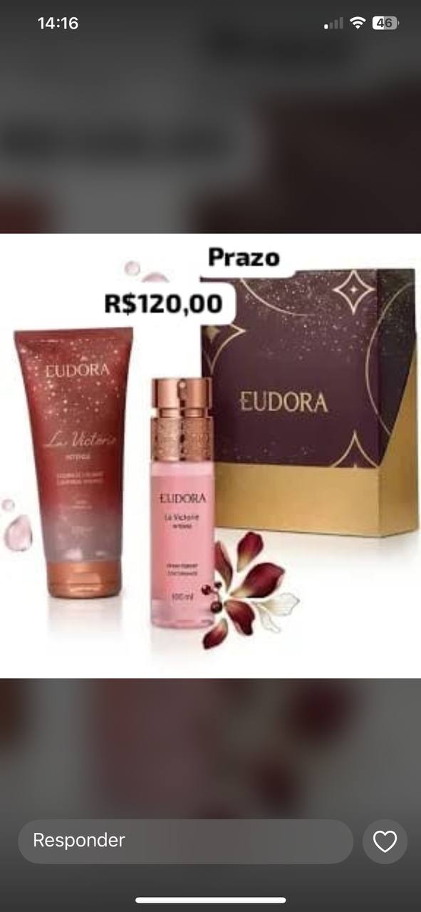 Kit Eudora La Victorie Intense – Perfume e Loção
